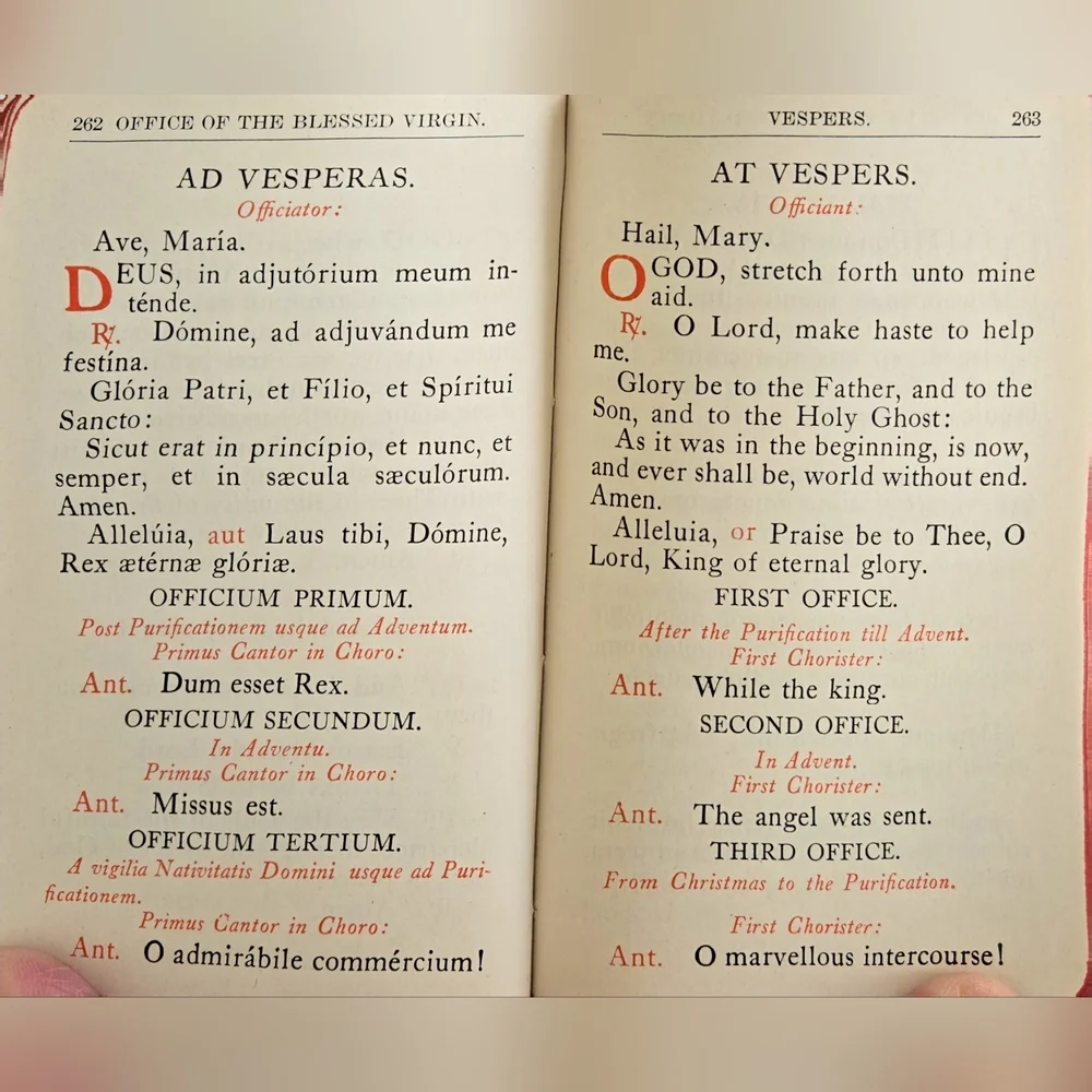 ✠︎ The Office of The Blessed Virgin Mary 1909 - Picture 9 of 9